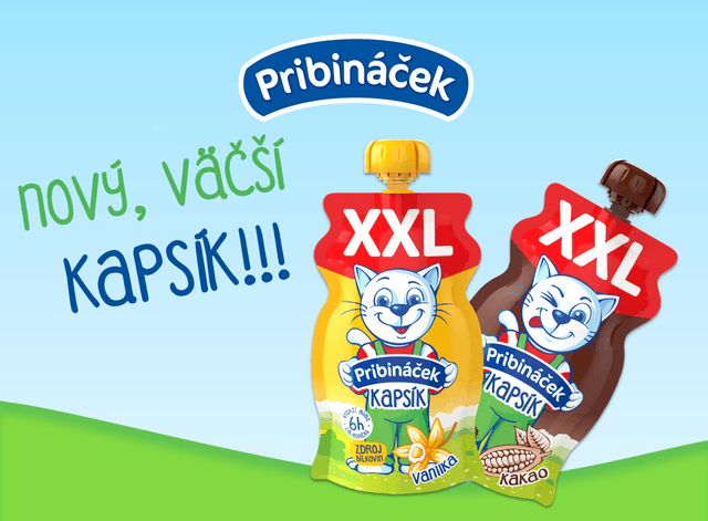 Pribináček Kapsík XXL – ešte väčšia porcia obľúbenej desiaty na cesty
