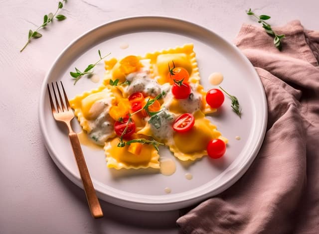 Tekvicové ravioli