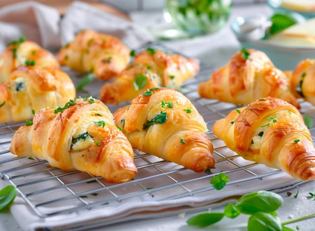 Mini croissanty plnené Liptov Bryndzou
