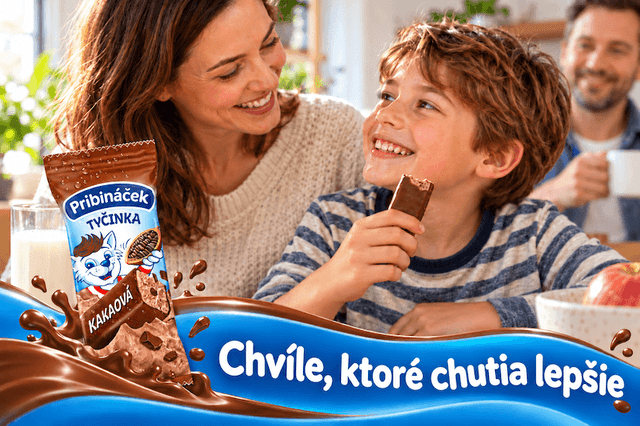 Kakaová novinka Pribináčka na chvíle, ktoré chutia lepšie