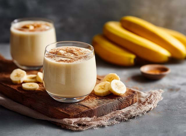 Proteín smoothie s Pribináčikom a banánom