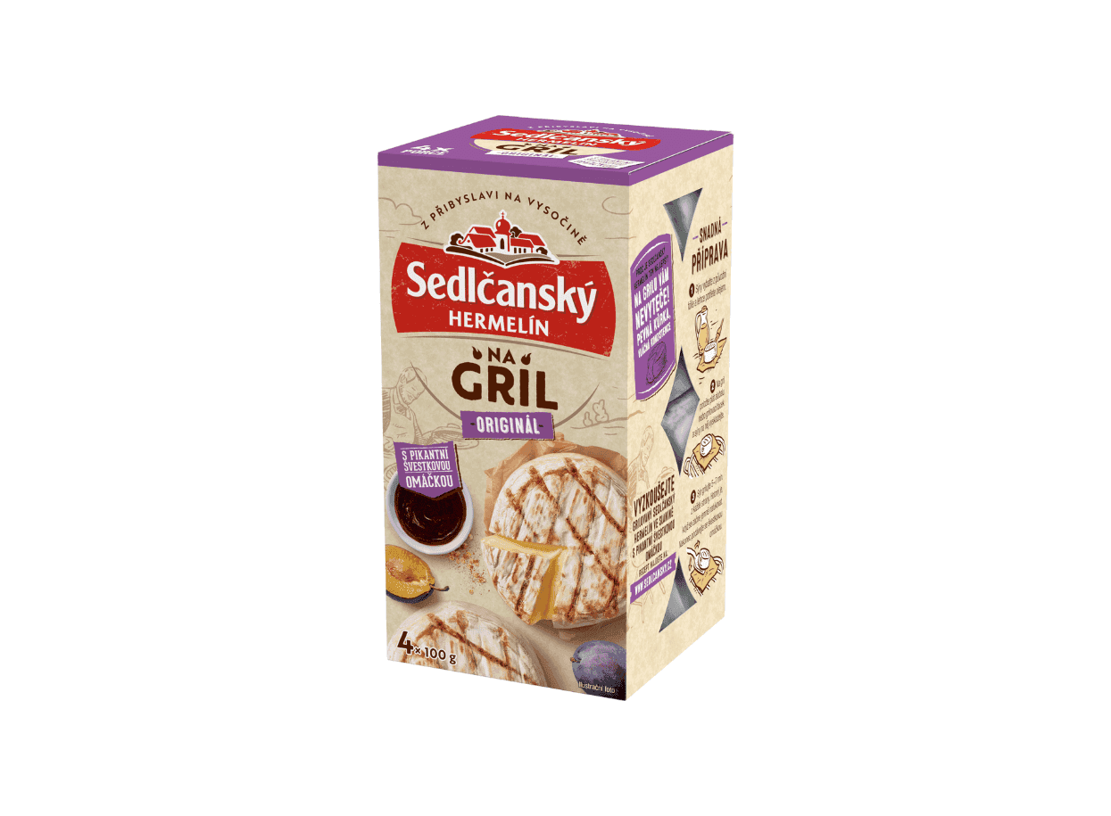 Sedlčanský Hermelín na gril originál se švestkovou omáčkou 4x100g.png