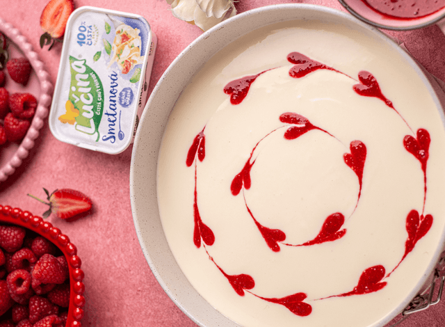 Valentínsky cheesecake z Lučiny